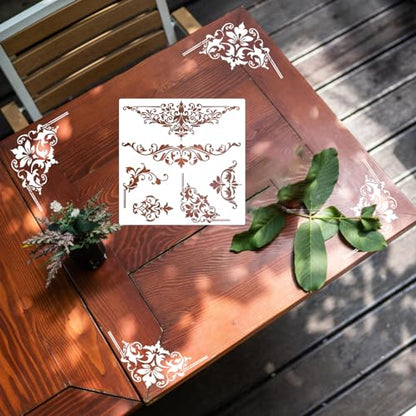 Damask Stencils for Walls Stencils for Painting Large Pattern 12inch