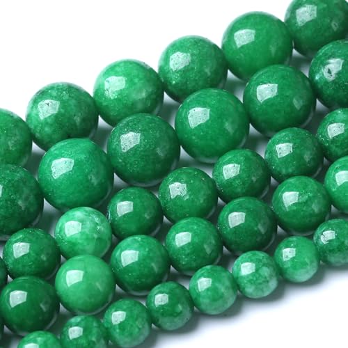 6MM Blackish Green Cloudy Chalcedony Stone Beads Round Loose Beads for Jewelry Making Bracelet Necklace 120pcs 2 Strands 32"
