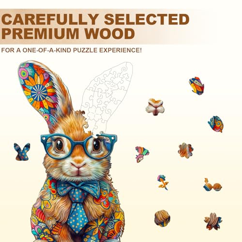 Wooden Puzzles for Adults (125 Count)