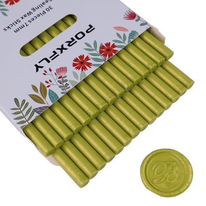 30 Pieces 7mm Sealing Wax Sticks for Glue Gun