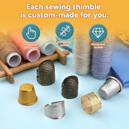 Thimbles for Hand Sewing (8 Count)