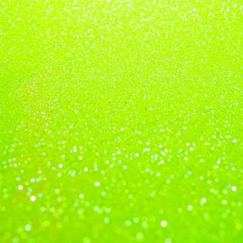 Craft Glitter Fluorescent Green 100g Microfine Glitter (100 grams)