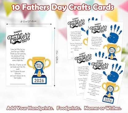 Happy Fathers Day Baby Handprint Kit Dad Gifts from Daughter Son