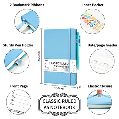 5 Pack Notebooks Journals Bulk (5 Count)