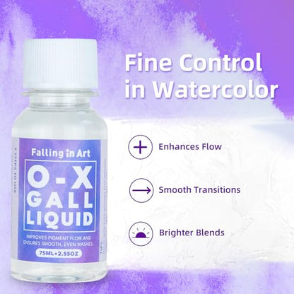 Ox Gall Liquid Watercolor Medium (2.5 Fl Oz)