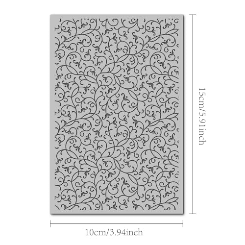 Swirls Polymer Clay Texture Mat for Earrings Jewelry Making