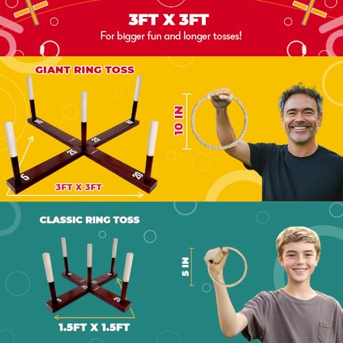 Games Rustic Ring Toss Game
