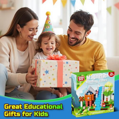 200PCS Magnetic Blocks (200 Count)