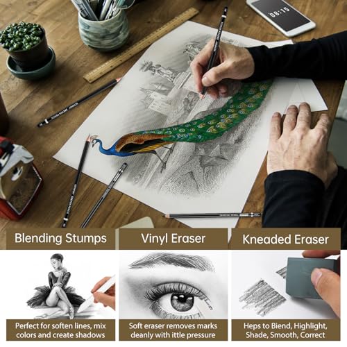 Drawing Sketching Pencil Set (24 Count)