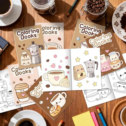 Coffee Activity Coloring Books (24 Count)