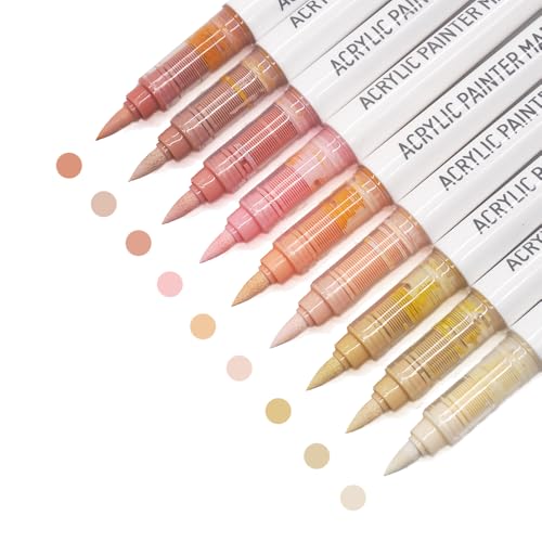 Water Based Acrylic Paint Markers (9 Count)