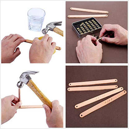 37 Pieces Leathercarft Stamping Tool Set