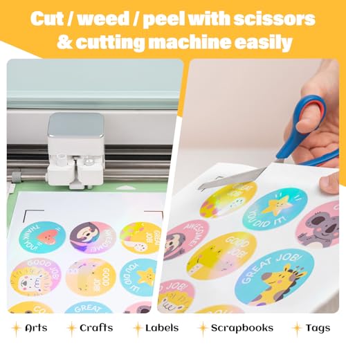 Holographic Sticker Paper Laminating Sheets