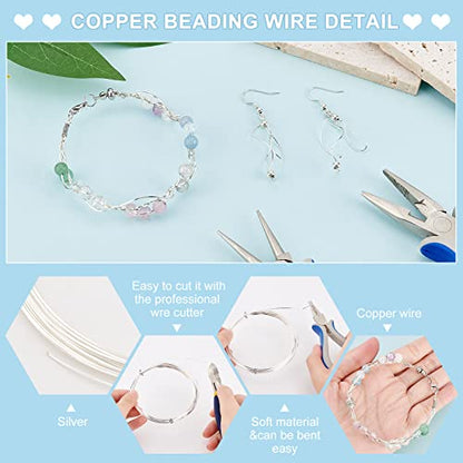 23 Gauge 16 Feet Silver Square Copper Wire