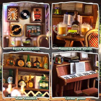 Book Nook DIY Miniature House Kit
