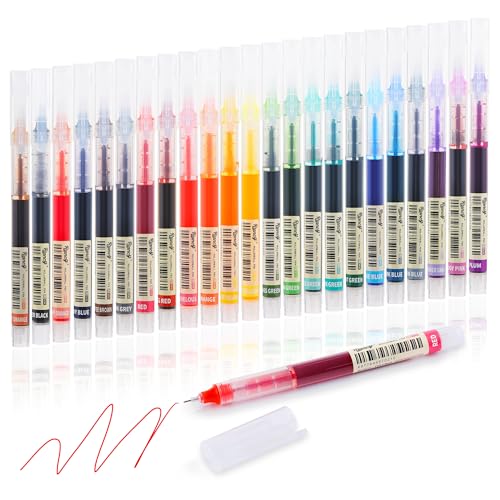Liquid Ink Rollerball Gel Pens (24 Count)
