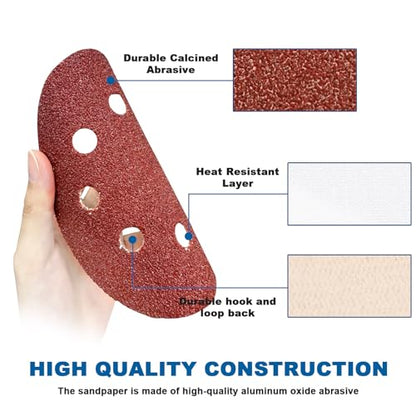 5 Inch 8 Hole Sanding Discs