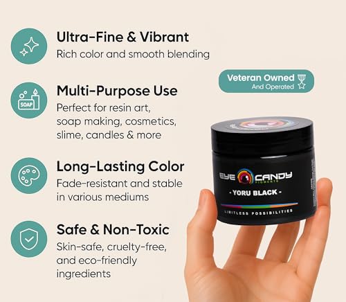 Pigments Premium Black Mica Powder