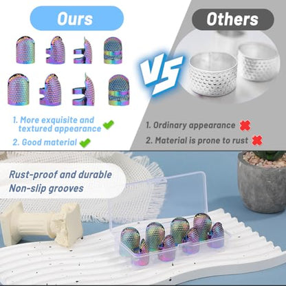 8 Pcs Sewing Thimbles