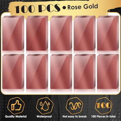 100 Pcs Metal Business Cards Aluminum Laser Engraving Blanks