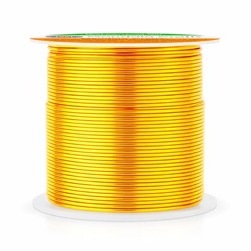 22 Gauge Gold Tone Anodized Aluminum Craft Wire