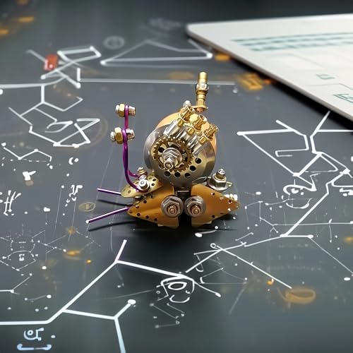 Steampunk Snail 3D Metal Puzzle Mechanical Kits 140+ Pcs DIY Assembly Model 3 (140 Count)