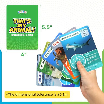 Guess the Animal in 10 Clues Card Games for Kids & Family