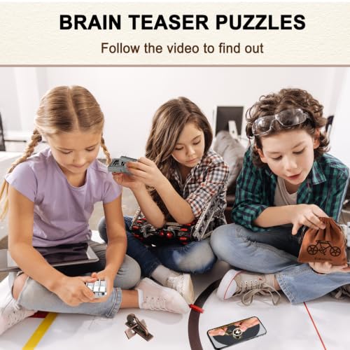 9pcs Metal Puzzle for Adult Disentanglement Puzzles Lock Gift for Adults (72 Count)