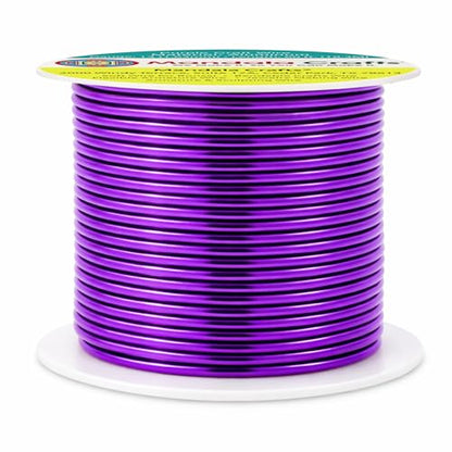 14 Gauge Purple Anodized Aluminum Craft Wire