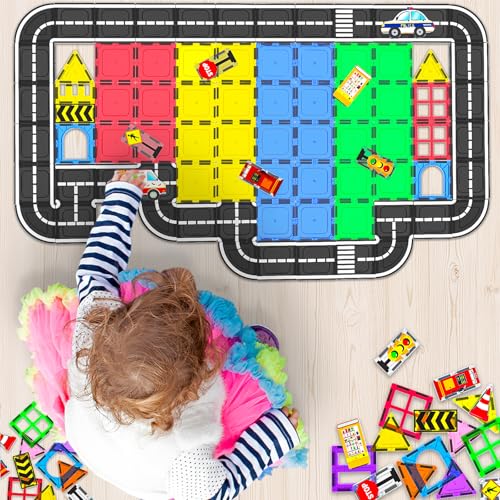 106Pcs Christmas Magnetic Tiles (106 Count)