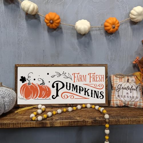 Fall Stencils for Crafts Reusable Fall Stencils for Painting on Wood (10 Count)