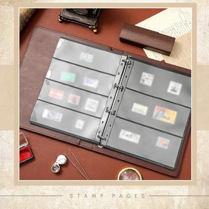 Stamp Collecting Album Binder Kit for Collectors