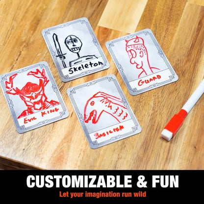 50pcs Erasable DND Initiative Tracker