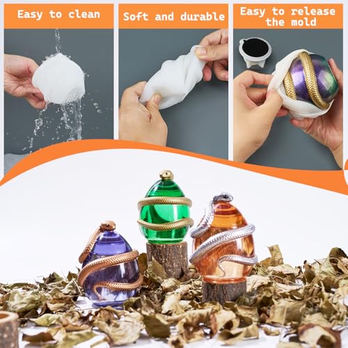 Snake Egg Resin Jar Mold with Lid