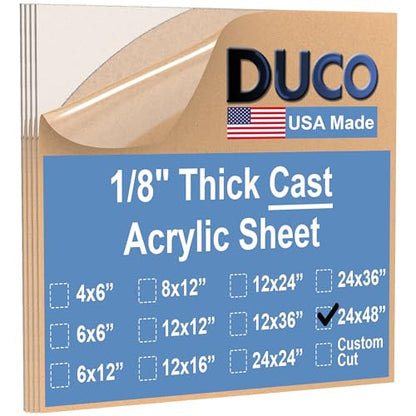 Duco Clear Cast Acrylic Sheets 1