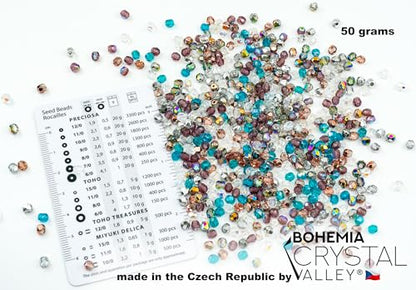 1.76oz Faceted Fire Polished Round Glass Beads 4mm (550 Count)