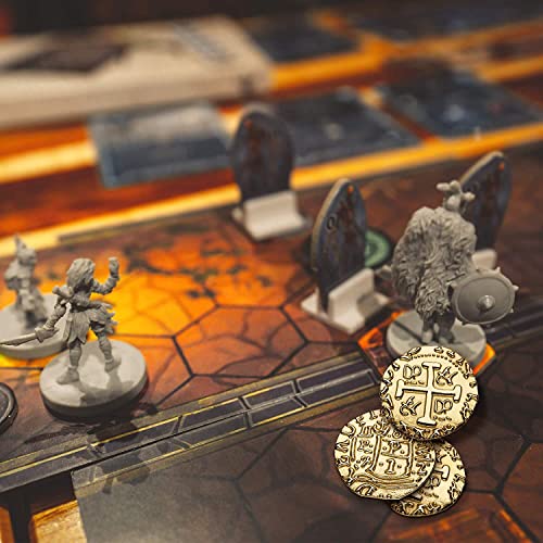 Large Metal Pirate Coins