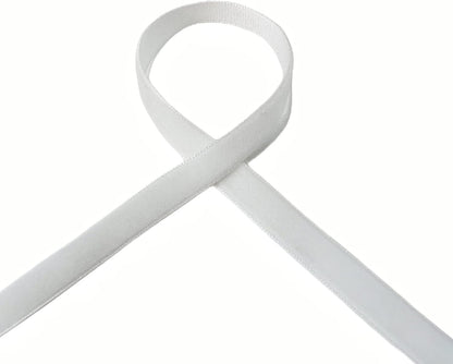 Vintage White Velvet Ribbon, 3/8 Inch X 25Yd - Crafty Corner