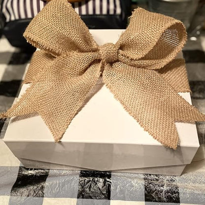 6 Inch Wide 11 Yards Burlap Ribbon