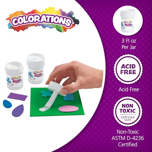 Tacky Craft Glue Jars with Brush Applicators (12 Count)