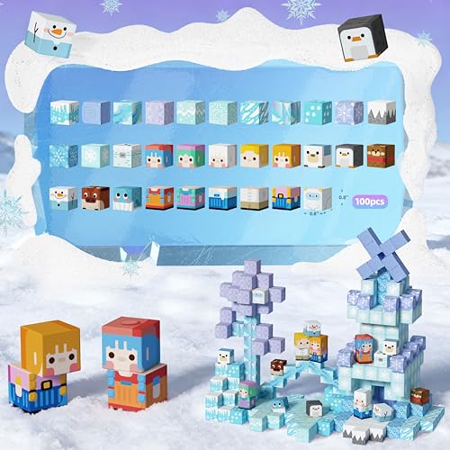 100PCS Magnetic Blocks Magnet Building Princess Castle Toys
