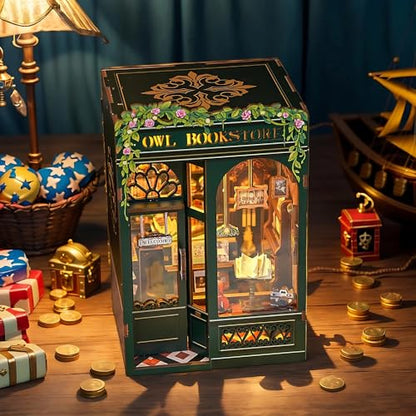 Owl Bookstore Book Nook Kit