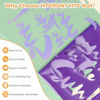 Purple HTV Roll Heat Transfer Vinyl