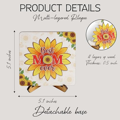 Flower Handprint Plaque For Mother's Day