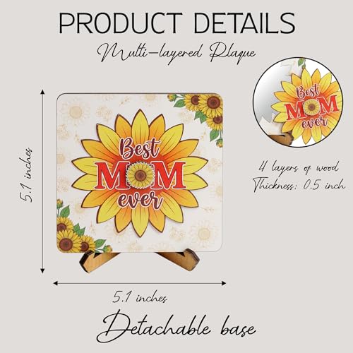 Flower Handprint Plaque For Mother's Day