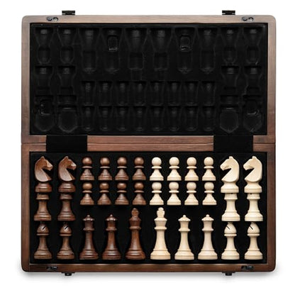 15" Magnetic Wooden Chess Set