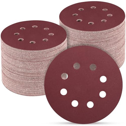 100PCS 5 Inch Sanding Discs 1000 Grit Sandpaper for Orbital Sander (100 Count)