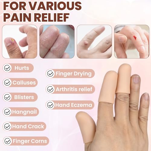 6 Pcs Gel Finger Cots (6 Count)