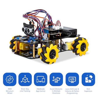 Smart Robot Car Kit Compatible with Arduino