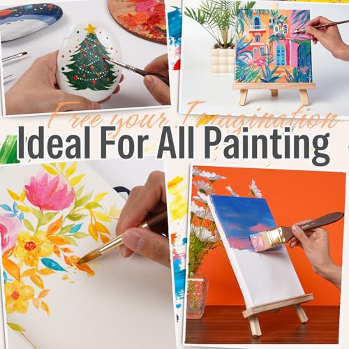 36pcs Paint Brush Set for Acrylic Painting (36 Count)